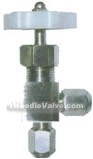 QJ1-B angle type pneumatic pipeline globe valves