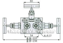 EN5-10 SF-2B integrative three-valve manifold constructral diagram(pic1)