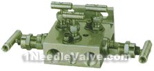 EN5-11 SS-M5F8-fl flange five-valve manifold