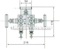 EN5-12 1151 five-valve manifold constructral diagram(pic1)