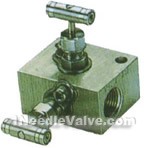 EN5-1 SS-M2F8 internal thread two-valve manifold