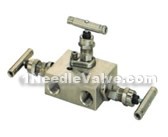 EN5-4 SS-M2F8 internal thread three-valve manifold