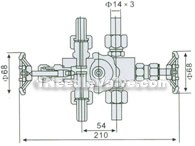 EN5-7 J23SA three-valve manifold constructral diagram(pic1)