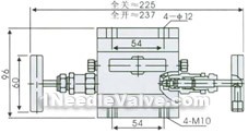 EN5-8 1151 three-valve manifold constructral diagram(pic1)