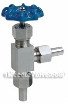 J24W angle type globe needle valves