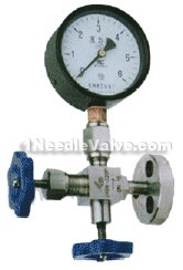 J49H type flange pressure gage needle valves