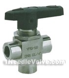 Q14SA-64 internal thread three-way meter ball valves