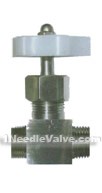 QJ-7 external thread pneumatic pipeline globe valves